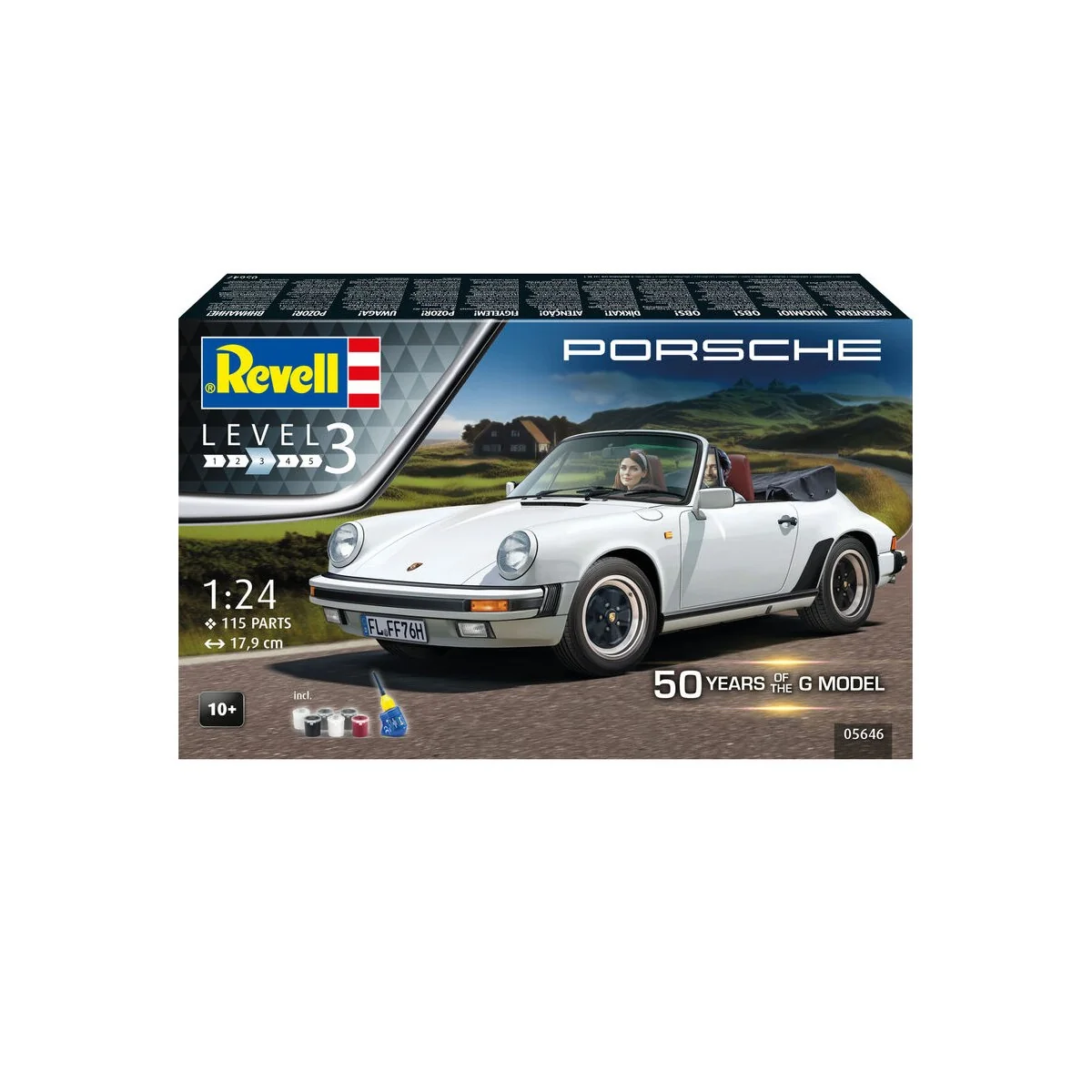 50 Years of Porsche 911 G-Model (Cabriolet), 1/24 - Revell 05646