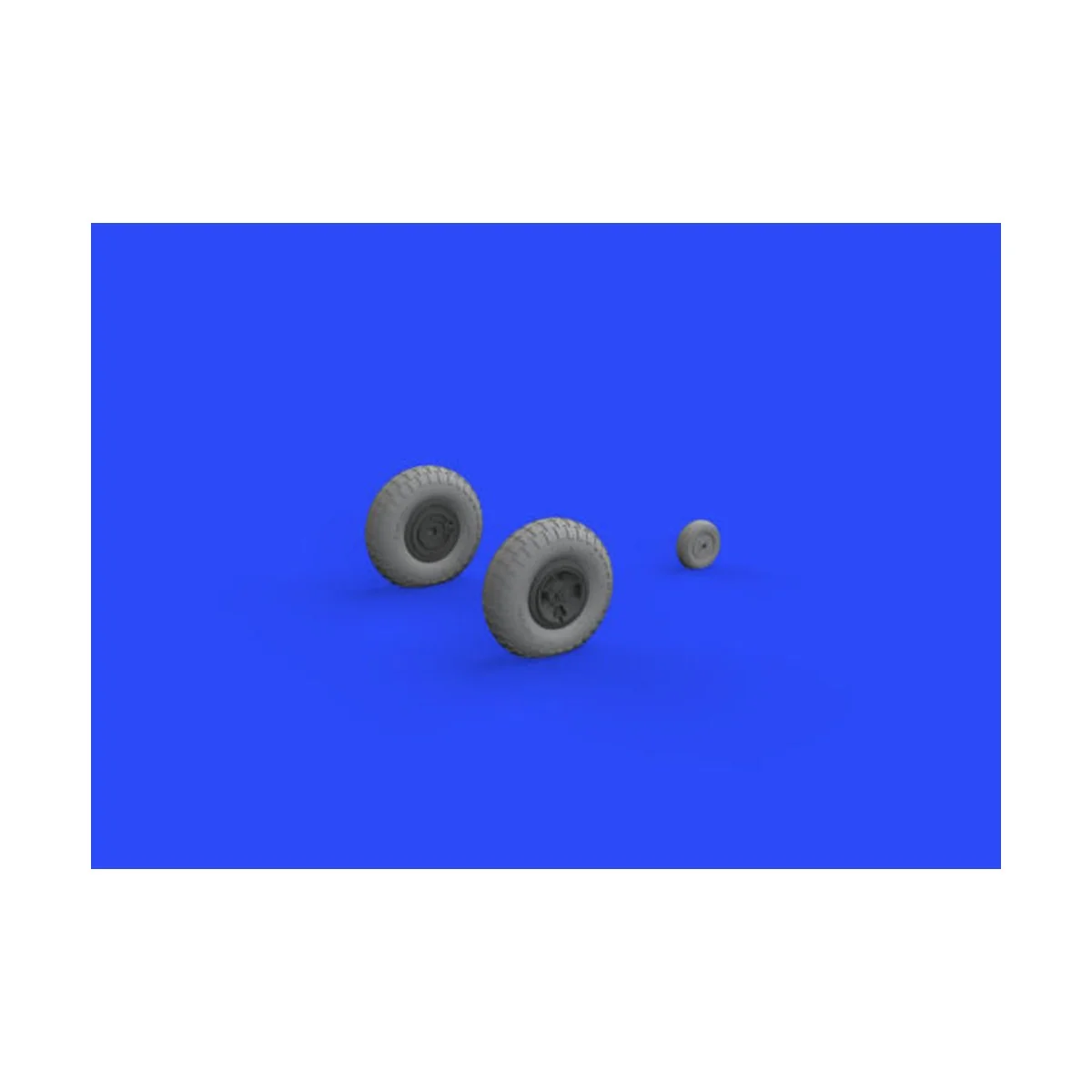 Spitfire Mk.IX wheels 4spoke w/pattern for Tamiya - Eduard Accessor...