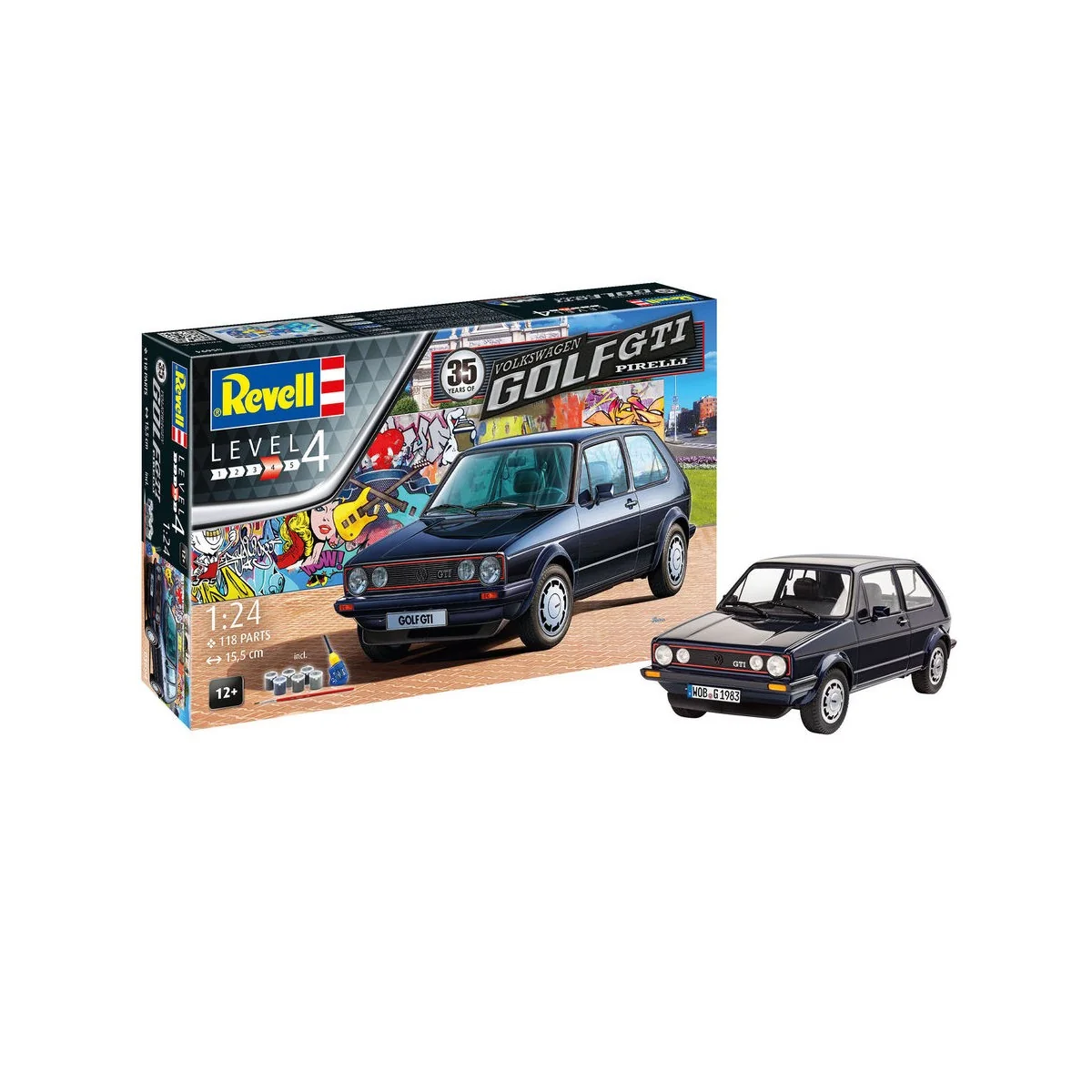 35 Years VW Golf GTI Pirelli, 1/24 - Revell 05694