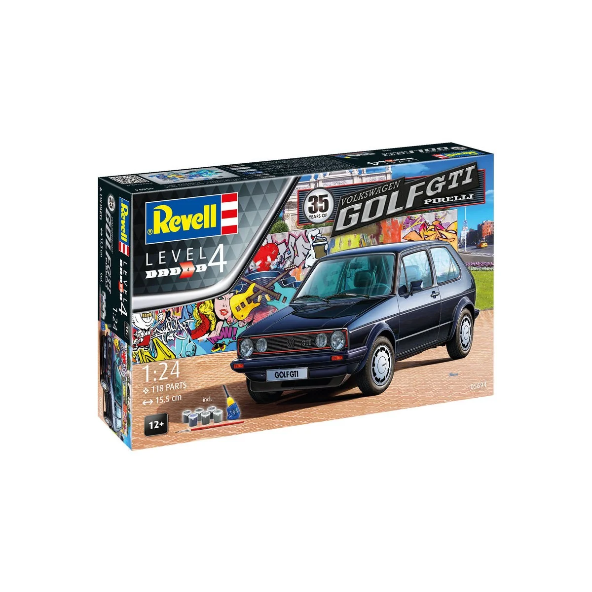 35 Years VW Golf GTI Pirelli, 1/24 - Revell 05694