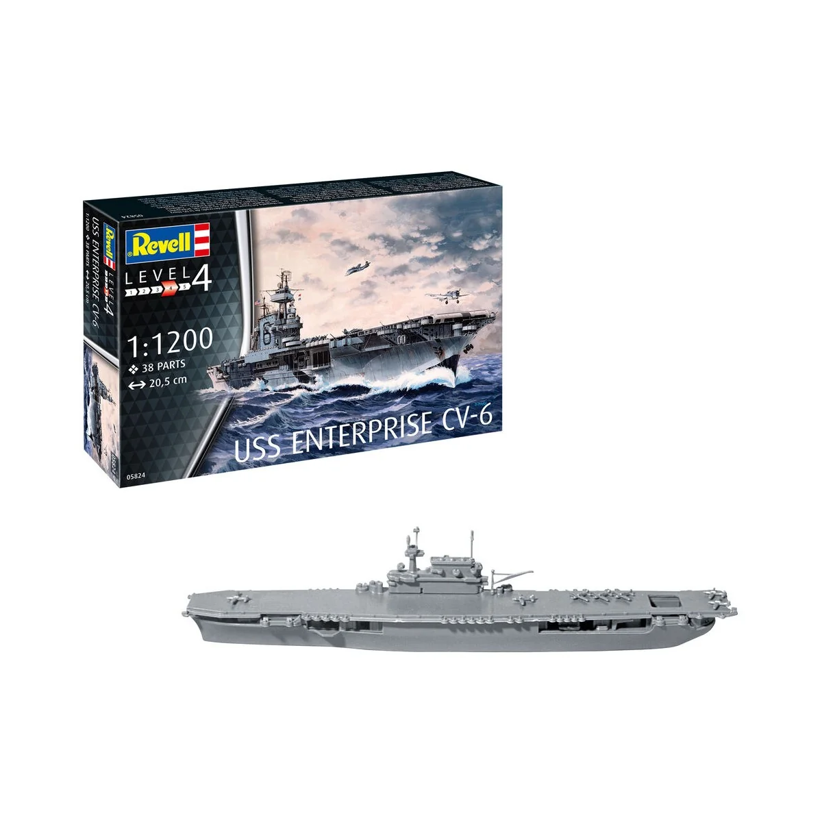 USS Enterprise CV-6, 1/1200 - Revell 5824