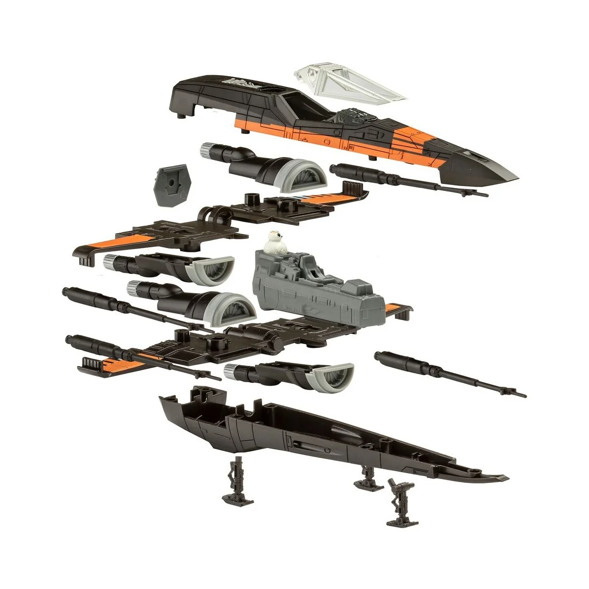 Poe's X-Wing Fighter (w/Sound): Build & Play, 1/78 - Revell 06564