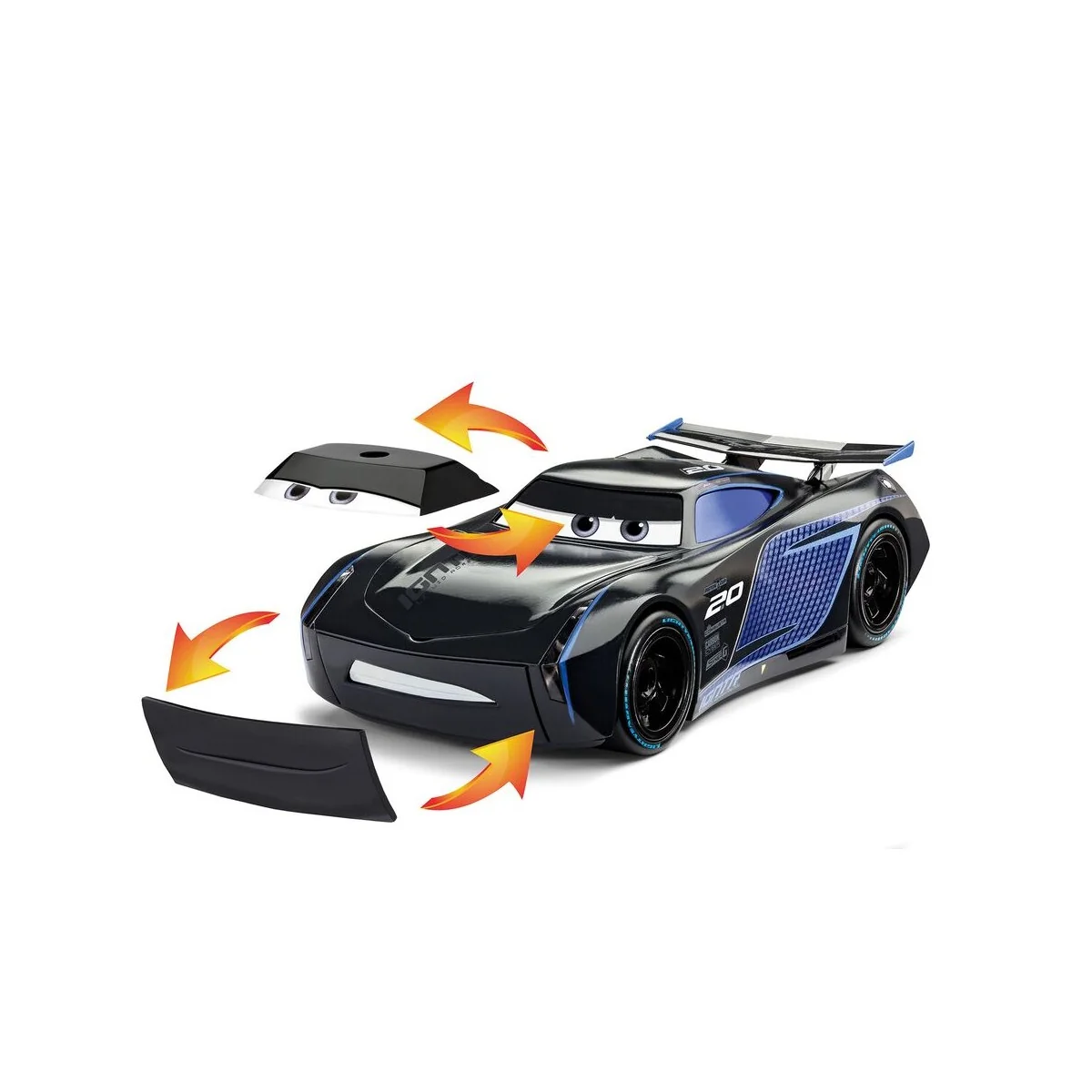Jackson Storm Disney-Cars Auto mit Licht & Sound, 1/20 - Revell 06563