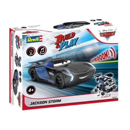 Jackson Storm Disney-Cars Auto mit Licht & Sound, 1/20 - Revell 06563