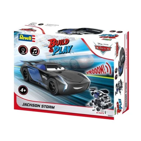 Jackson Storm Disney-Cars Auto mit Licht & Sound, 1/20 - Revell 06563
