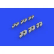 P-40 exhaust stacks fishtail f.Hasegawa, 1/32 - Eduard Accessories ...