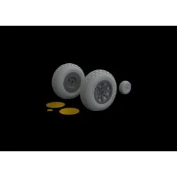 P-40N wheels for Trumpeter - Eduard Accessories 632143