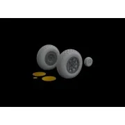 P-40N wheels for Trumpeter, 1/32 - Eduard Accessories 632143