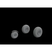 B-24 wheels (8spoke front wheel) for Hobby Boss, 1/32 - Eduard Acce...