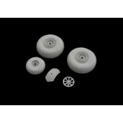 B-24 wheels (8spoke front wheel) for Hobby Boss - Eduard Accessorie...