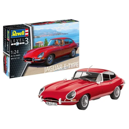 Jaguar E-Type (Coupé), 1/24 - Revell 07668