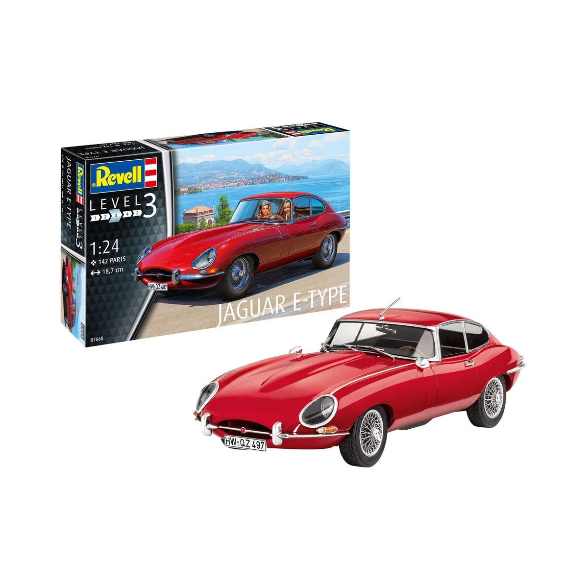 Jaguar E-Type (Coupé), 1/24 - Revell 07668