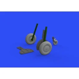 Bf 108 wheels for Eduard, 1/32 - Eduard Accessories 632150