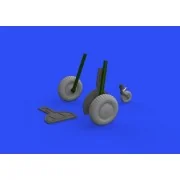 Bf 108 wheels for Eduard - Eduard Accessories 632150