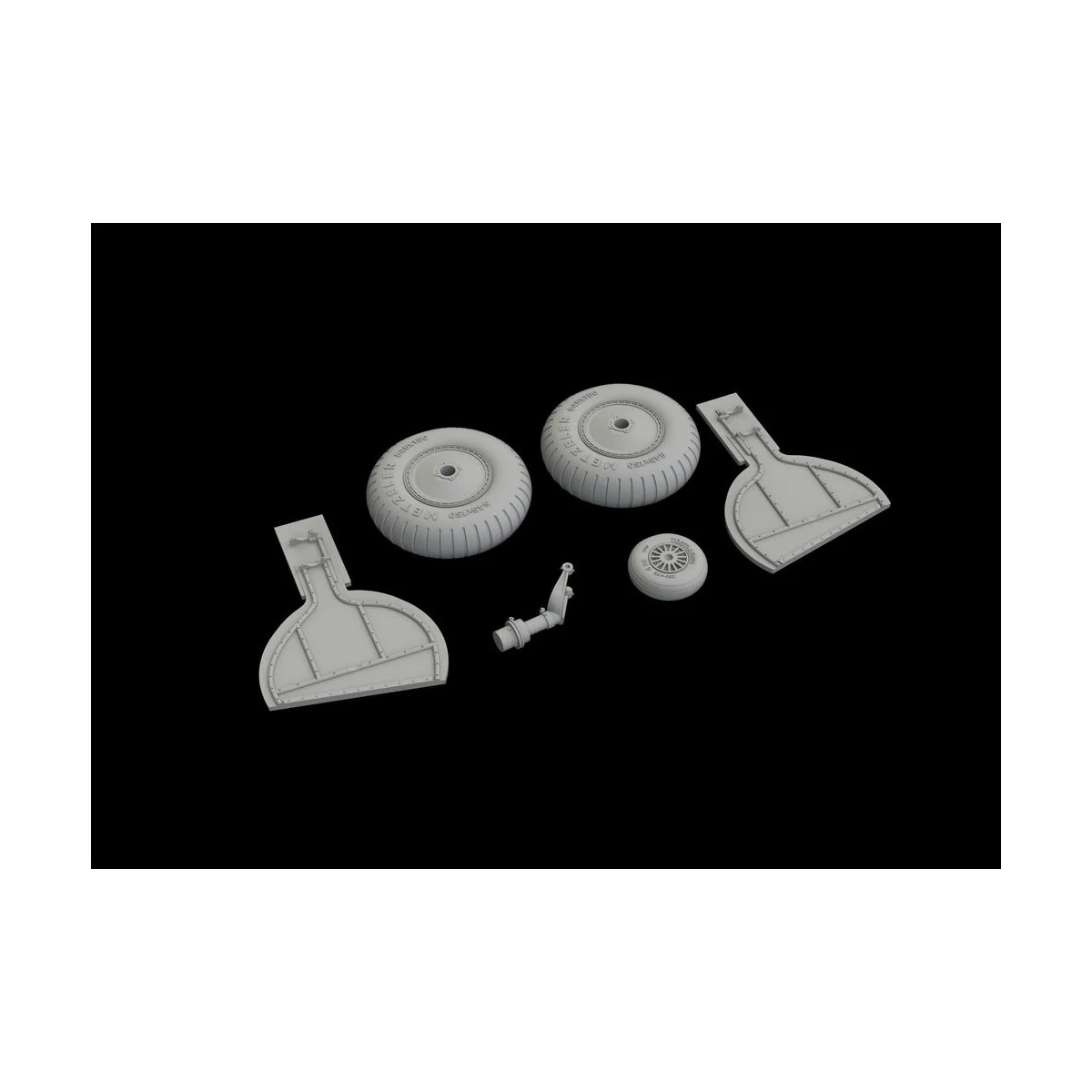 Bf 108 wheels for Eduard - Eduard Accessories 632150