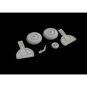 Bf 108 wheels for Eduard, 1/32 - Eduard Accessories 632150