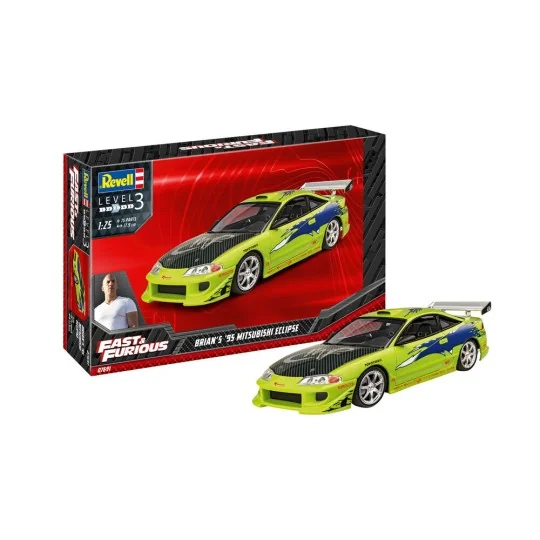 Fast & Furious Brian's 1995 Mitsubishi Eclipse, 1/25 - Revell 7691