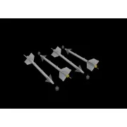 AIM-9D Sidewinder, 1/32 - Eduard Accessories 632152 AIM-9D Sidewinder, 1/32 - Eduard Accessories 632152