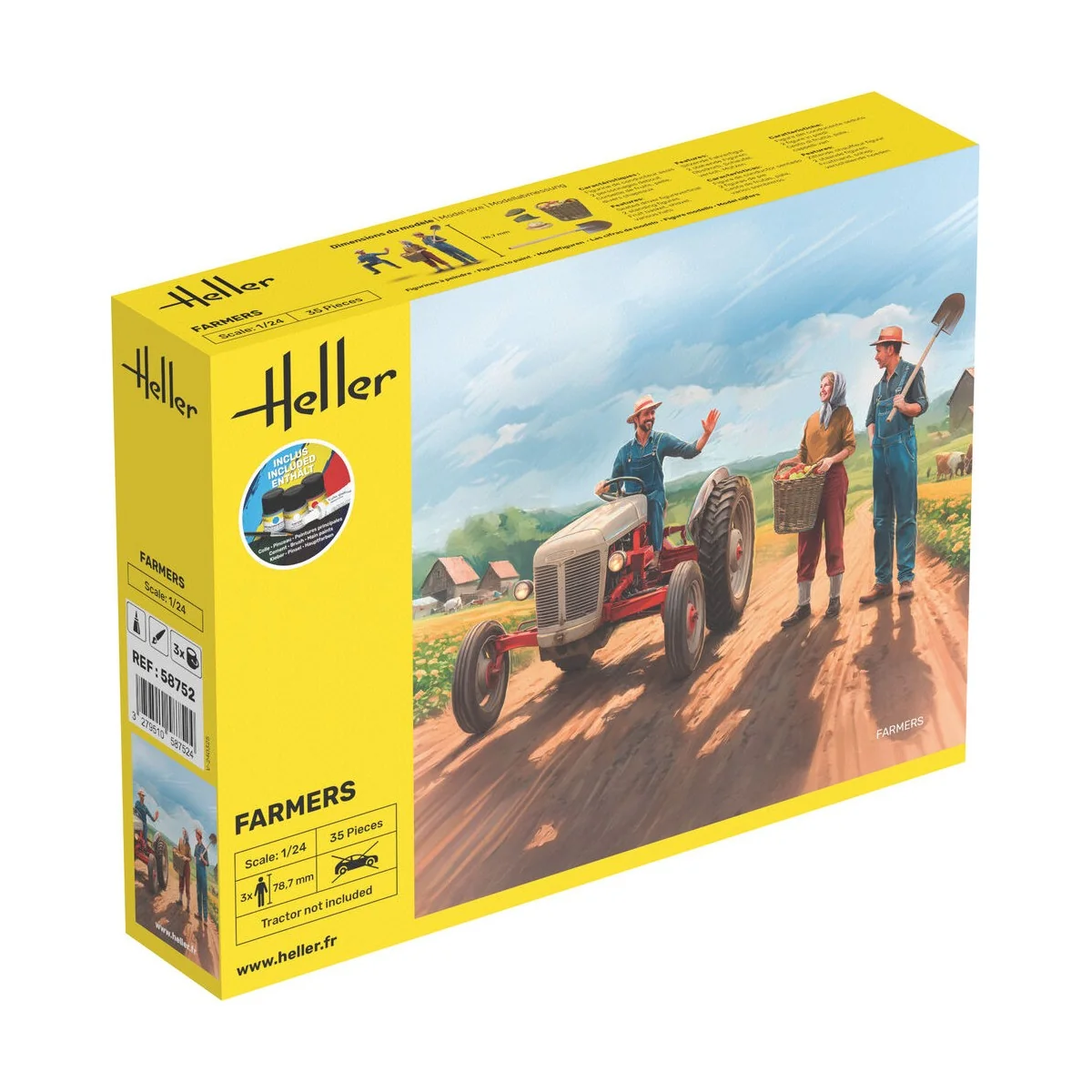 STARTER KIT Farmers, 1/24 - Heller 58752