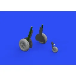 Bf 108 wheels spoked for Eduard, 1/32 - Eduard Accessories 632155