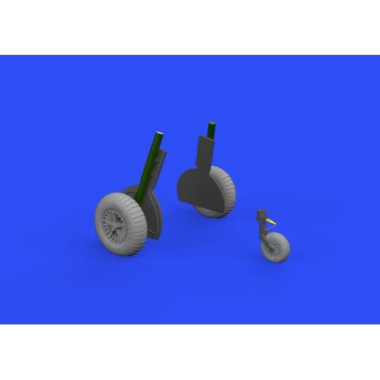 Bf 108 wheels spoked for Eduard, 1/32 - Eduard Accessories 632155