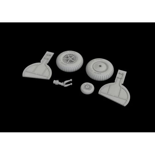 Bf 108 wheels spoked for Eduard, 1/32 - Eduard Accessories 632155