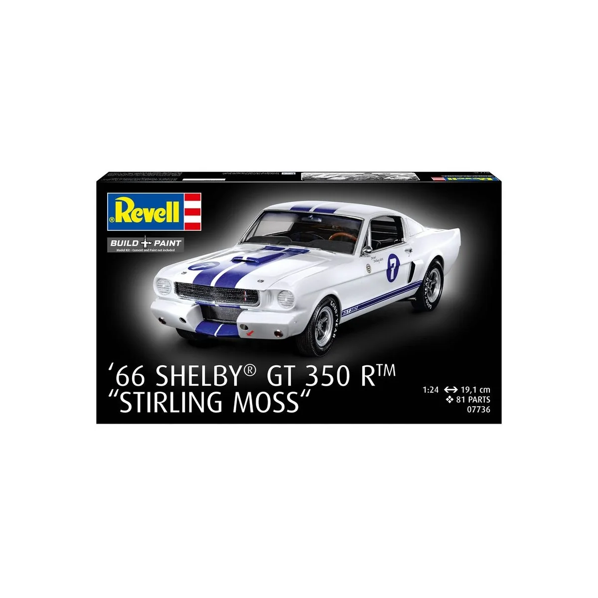 1966 Shelby GT 350 R Stirling Moss, 1/24 - Revell 07736