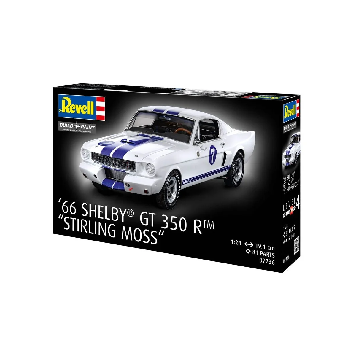 1966 Shelby GT 350 R Stirling Moss, 1/24 - Revell 07736