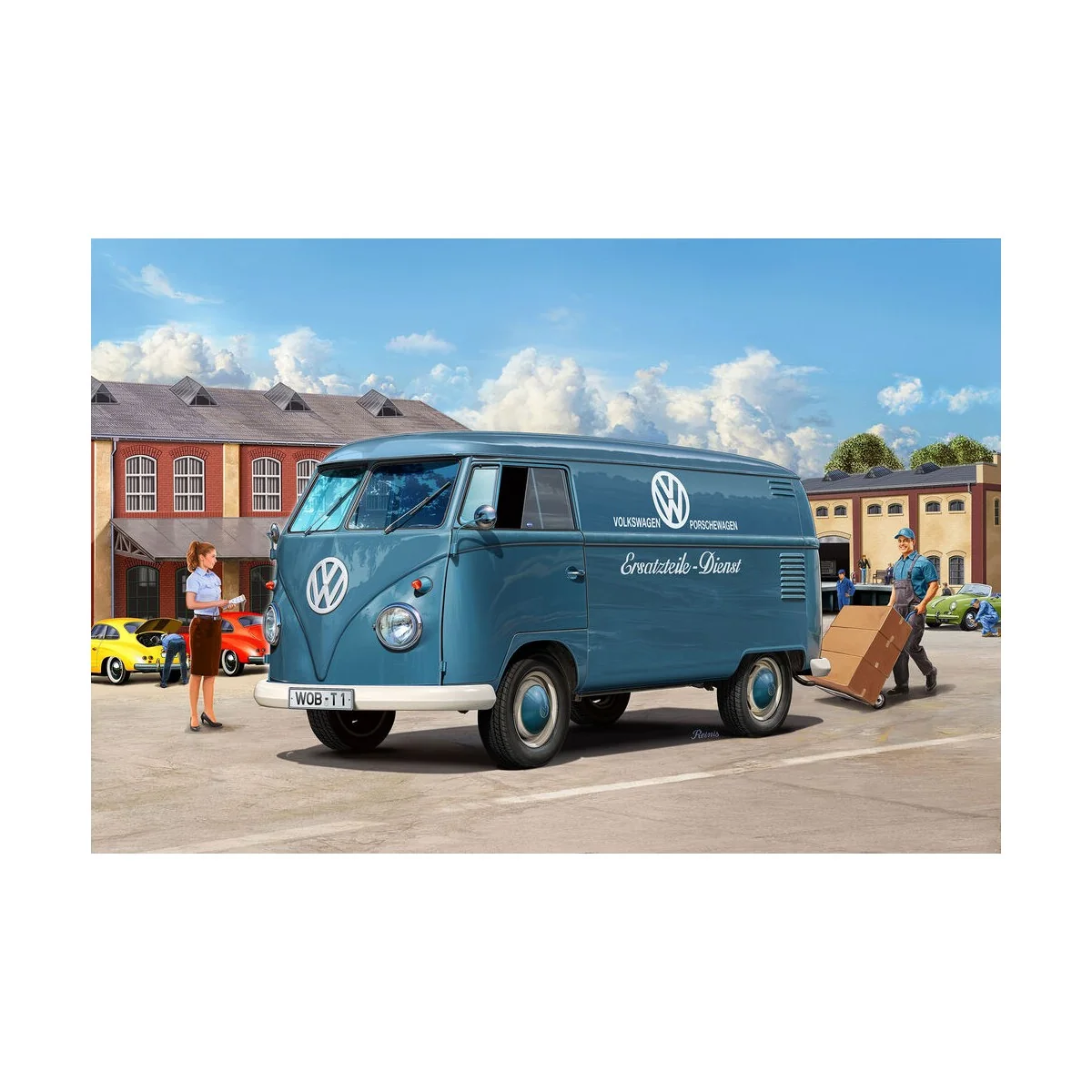 VW T1 Panel Van - 75 Years of the VW T1, 1/16 - Revell 07742