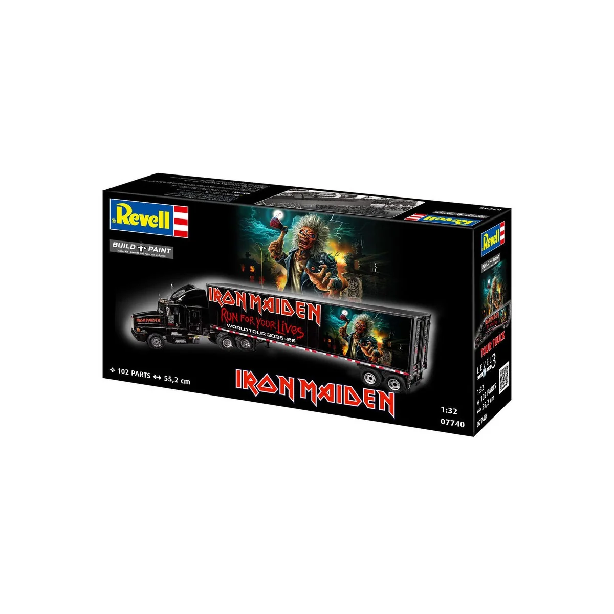 Tour Truck Iron Maiden (50th Anniversary), 1/32 - Revell 07740