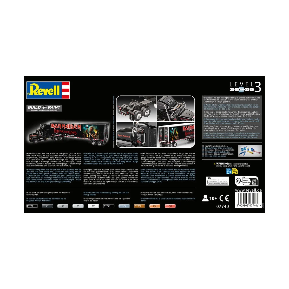 Tour Truck Iron Maiden (50th Anniversary), 1/32 - Revell 07740