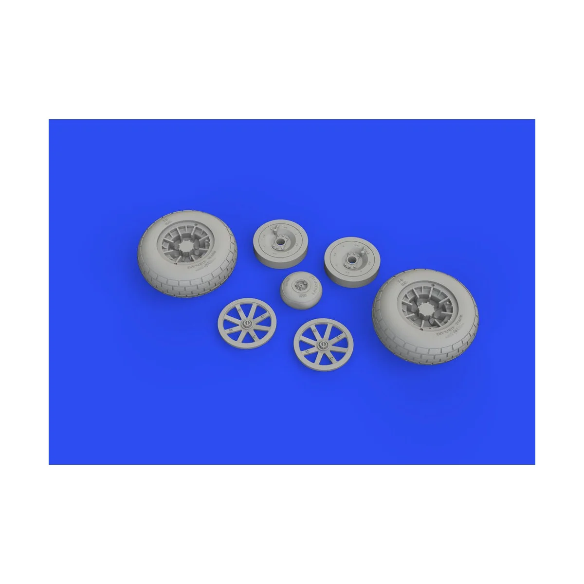 P-40E wheels for Trumpeter - Eduard Accessories 632160