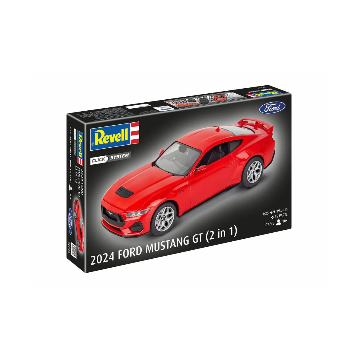 2024 Ford Mustang GT (easy-click), 1/25 - Revell 07743