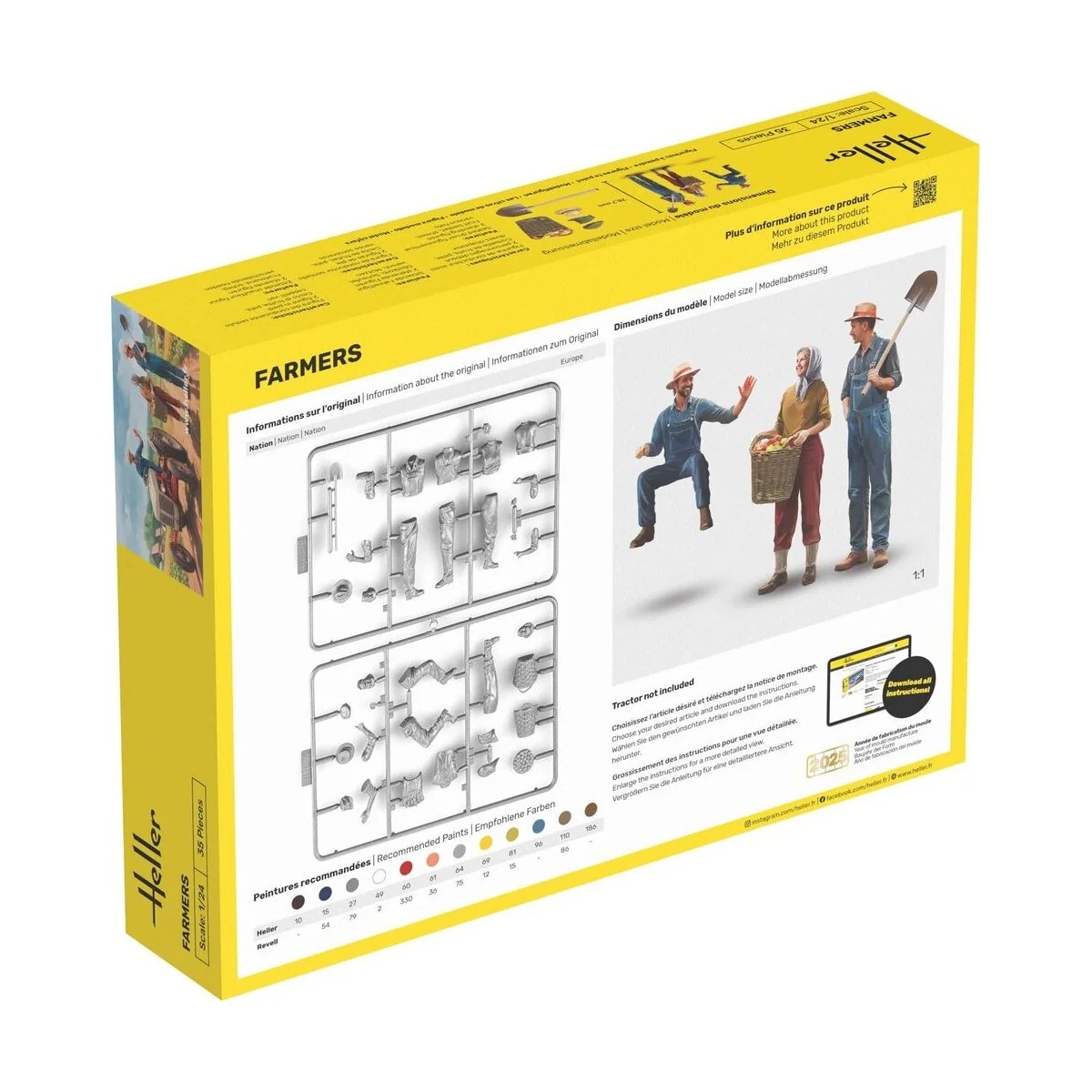 STARTER KIT Farmers, 1/24 - Heller 58752