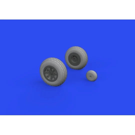 P-40E wheels for Trumpeter - Eduard Accessories 632160