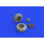 P-40E wheels for Trumpeter, 1/32 - Eduard Accessories 632160