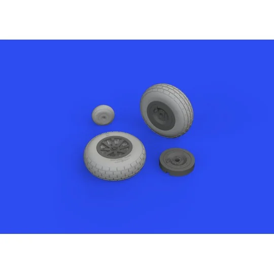 P-40E wheels for Trumpeter - Eduard Accessories 632160
