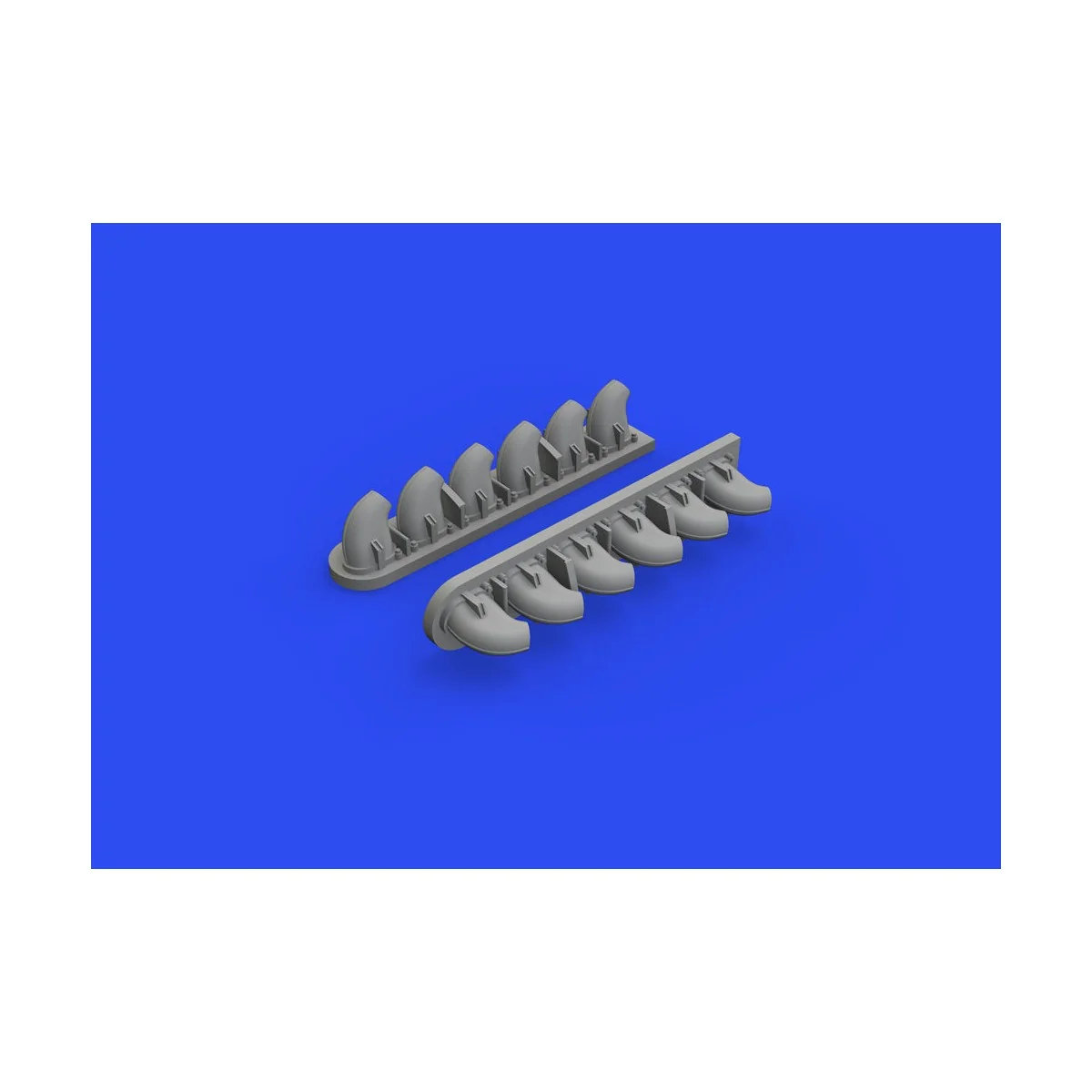 P-40E exhaust stacks for Trumpeter - Eduard Accessories 632161