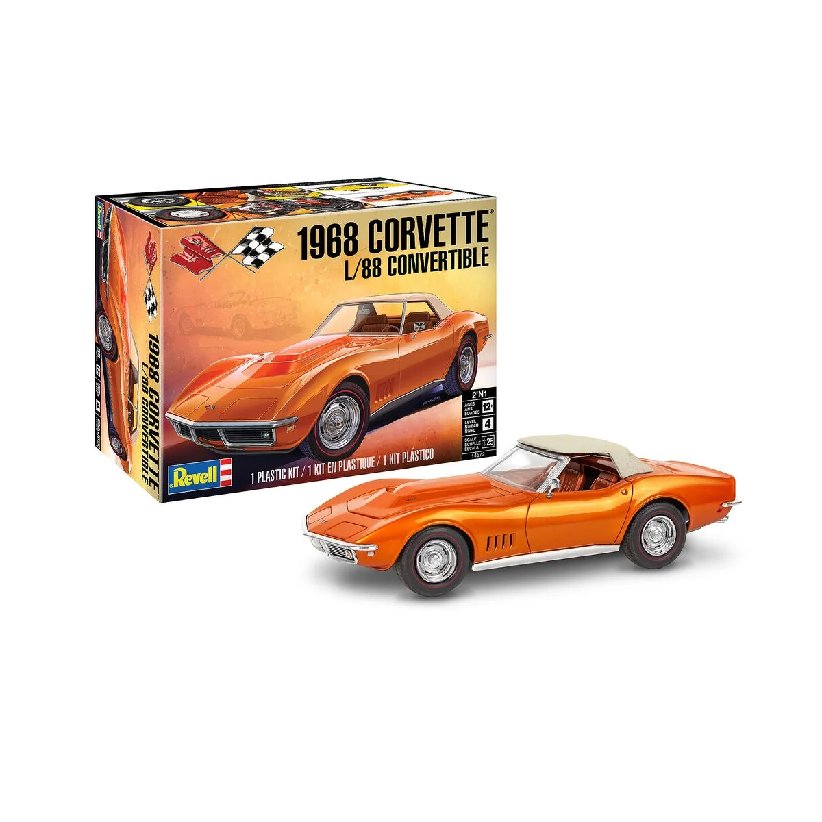'68 Corvette L-88 Roadster, 1/25 - Revell 14572