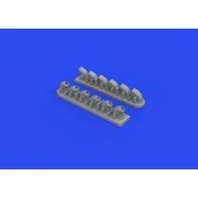 P-40E exhaust stacks for Trumpeter - Eduard Accessories 632161
