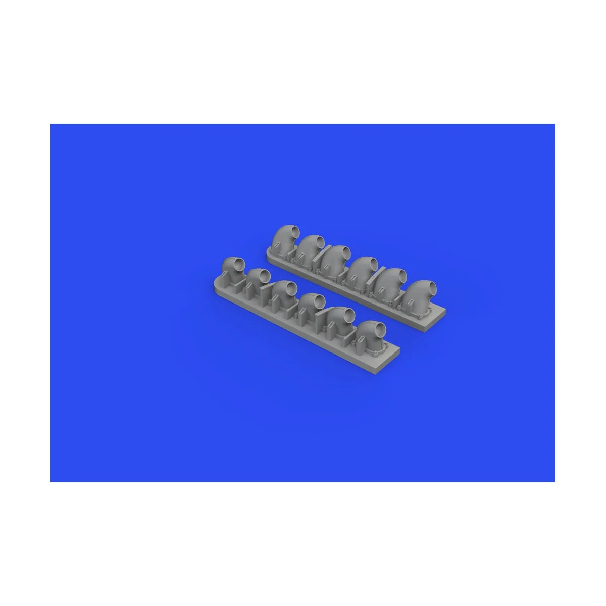 P-40E exhaust stacks for Trumpeter, 1/32 - Eduard Accessories 632161