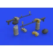 MG 15 guns, 1/32 - Eduard Accessories 632166