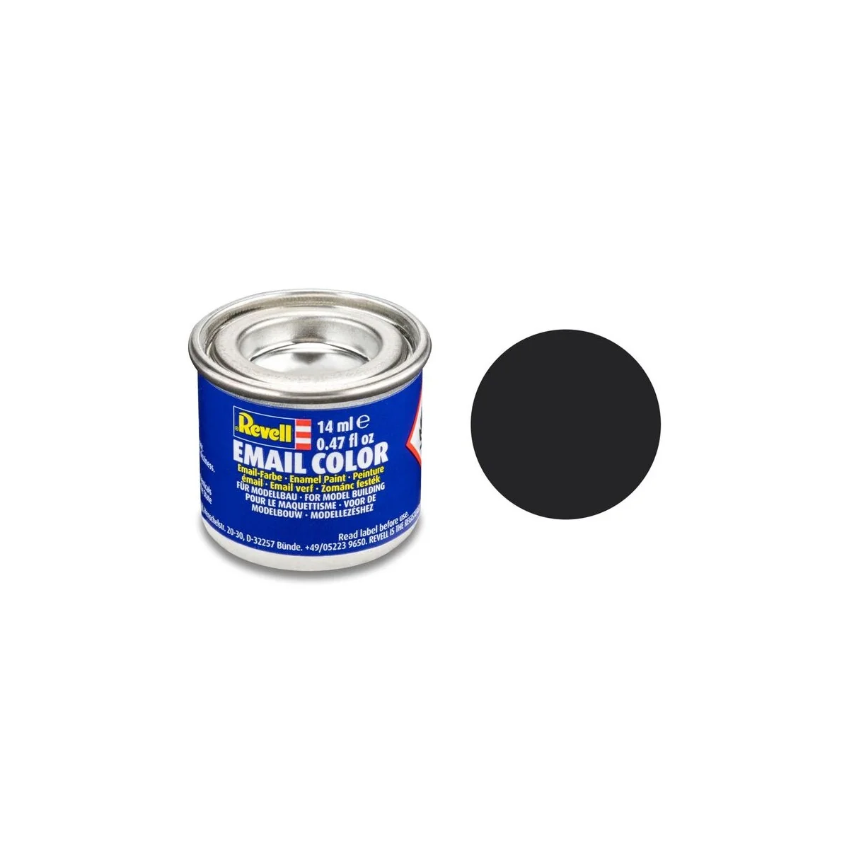 Revell Enamel teerschwarz, matt - Revell 32106