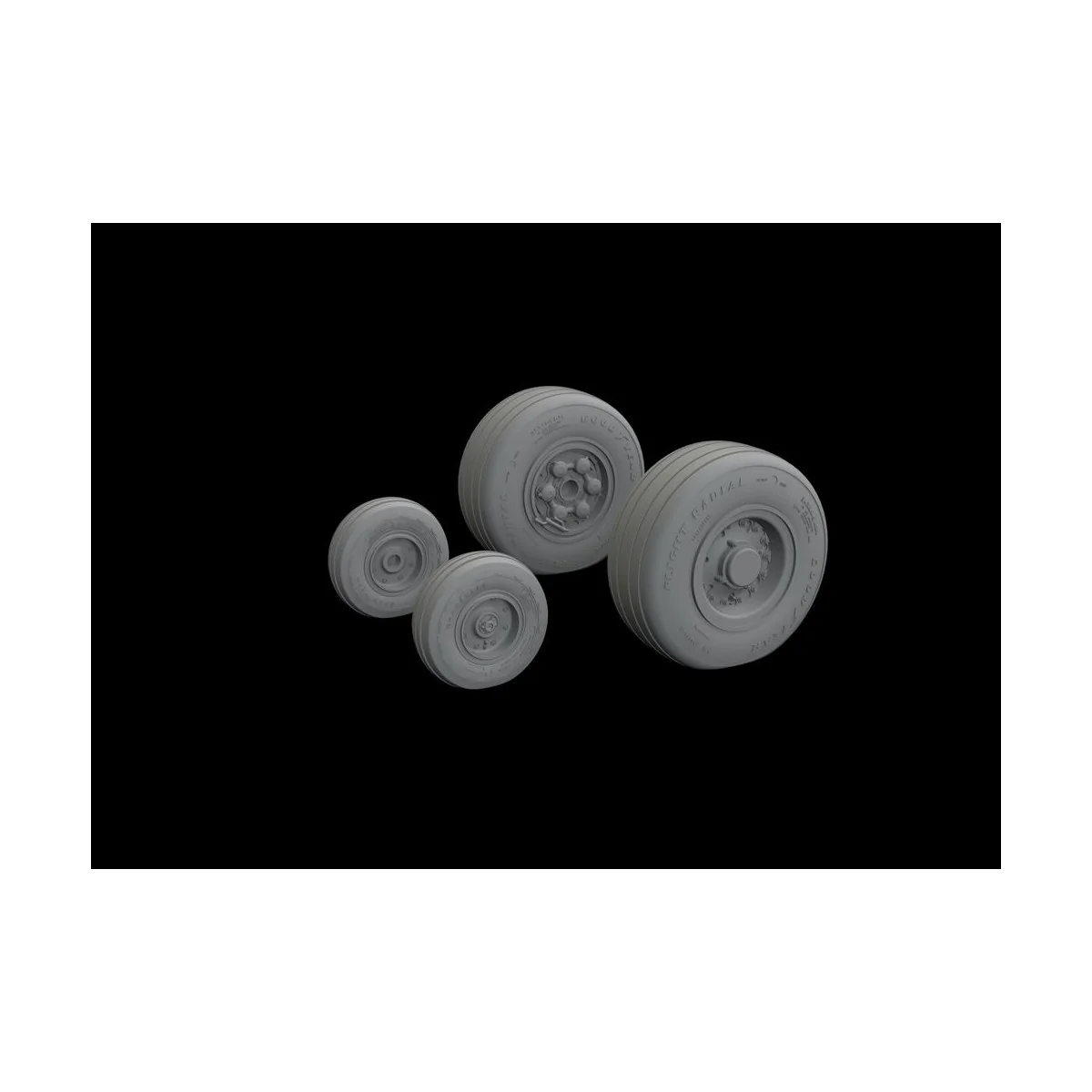 Tornado GR.4 wheels 1/32 for ITALERI, 1/32 - Eduard Accessories 632171