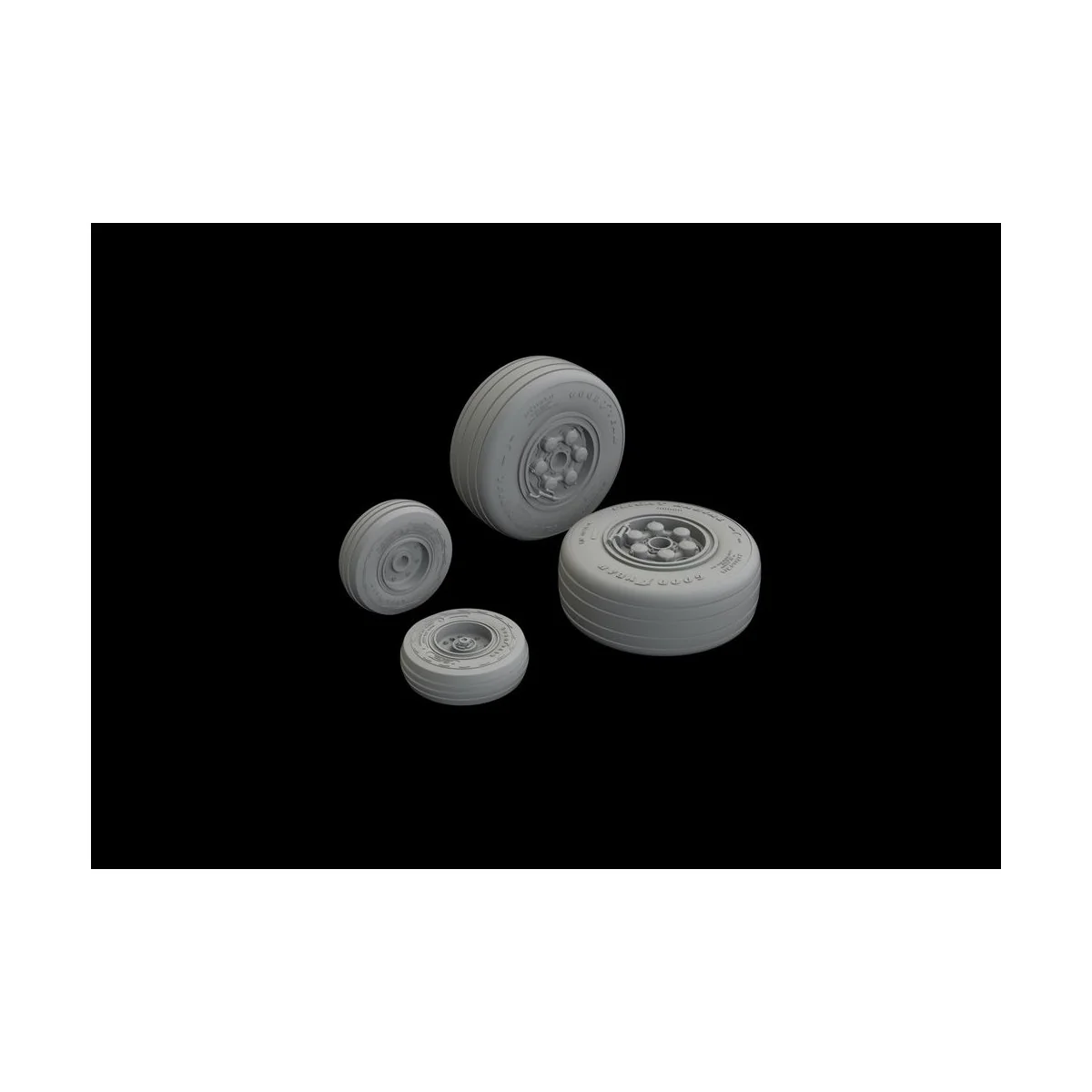 Tornado GR.4 wheels 1/32 for ITALERI, 1/32 - Eduard Accessories 632171