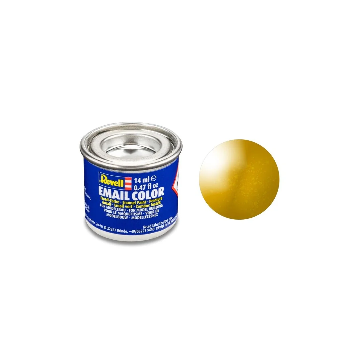 Revell Enamel messing, metallic - Revell 32192
