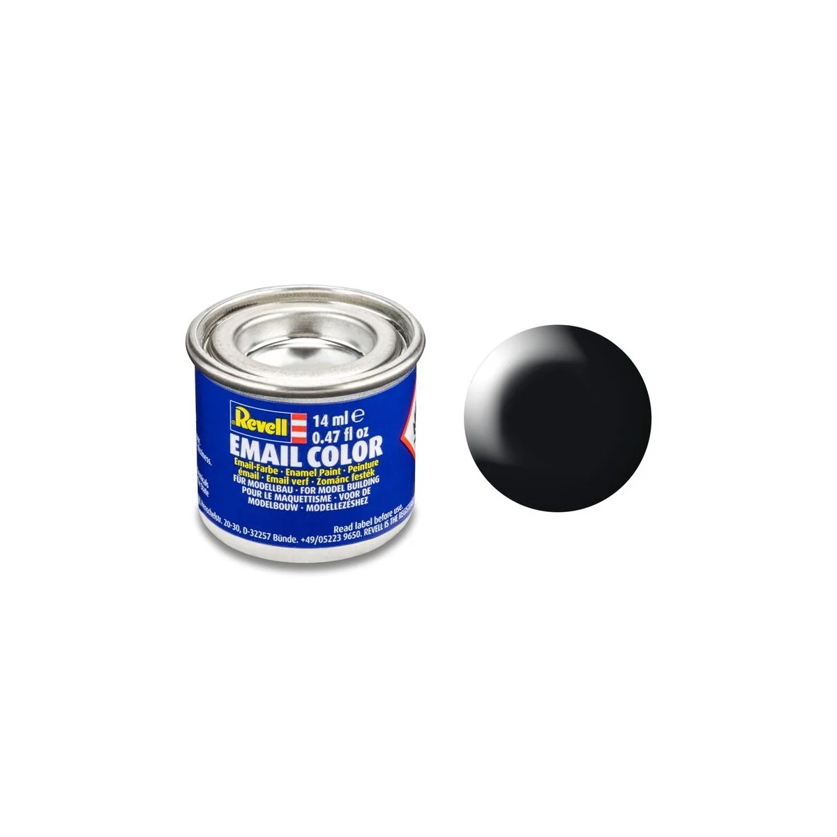 Revell Enamel schwarz, seidenmatt - Revell 32302