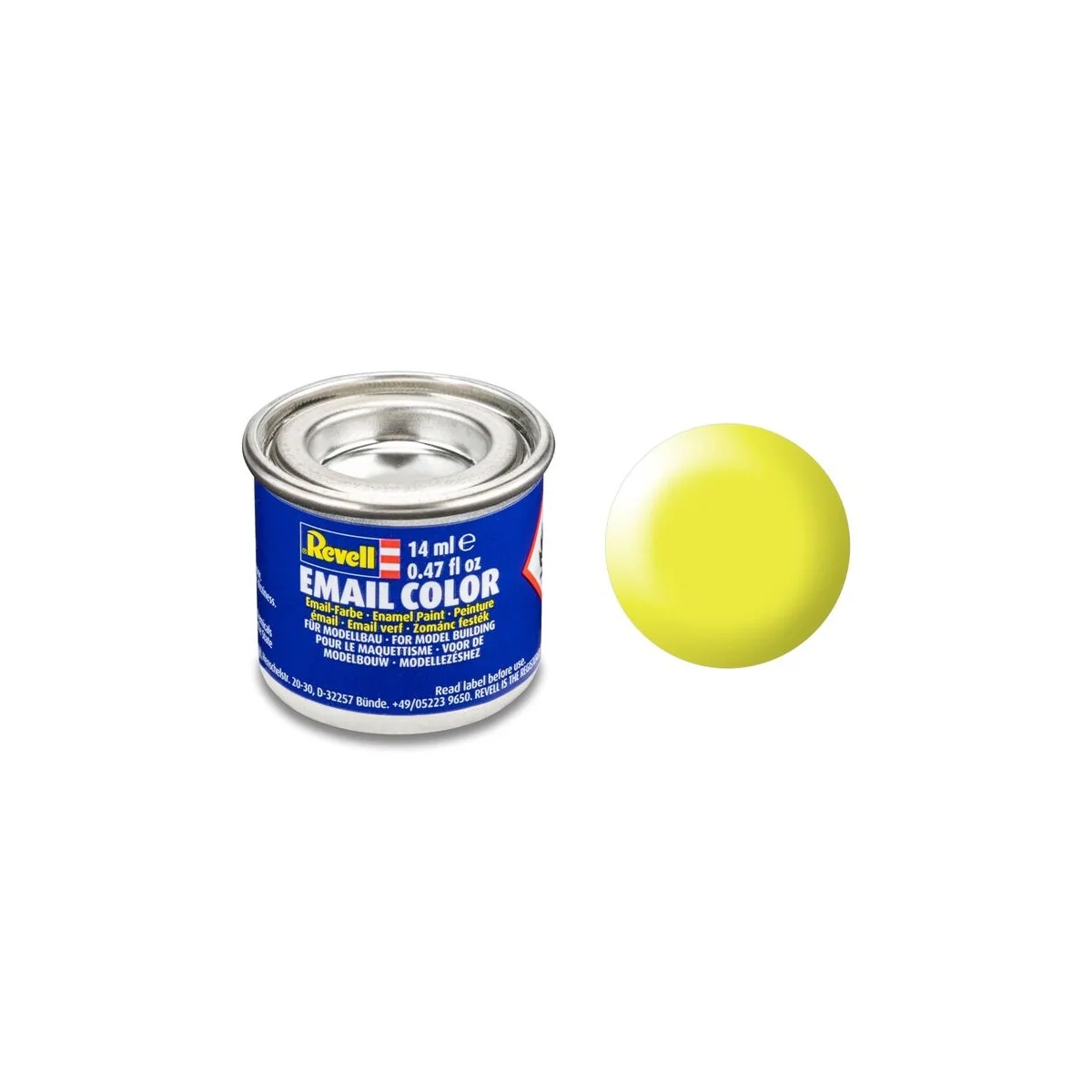 Revell Enamel leuchtgelb, seidenmatt - Revell 32312