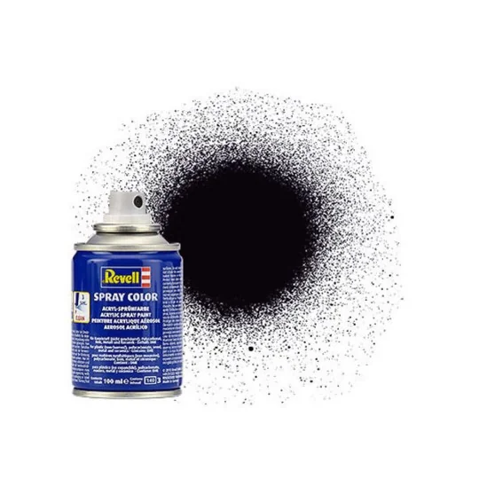 Spray schwarz, matt - Revell 34108