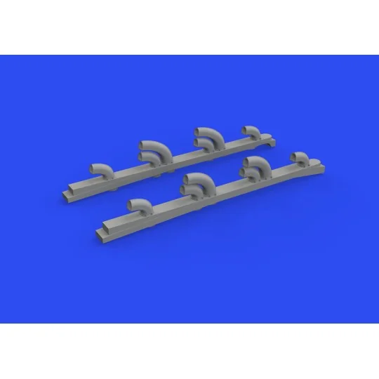 Yak-9T exhaust stacks PRINT for ICM, 1/32 - Eduard Accessories 632182